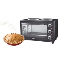TODO 23L BENCHTOP ELECTRIC OVEN TWO HOTPLATE 1500W POWER 10A AMP