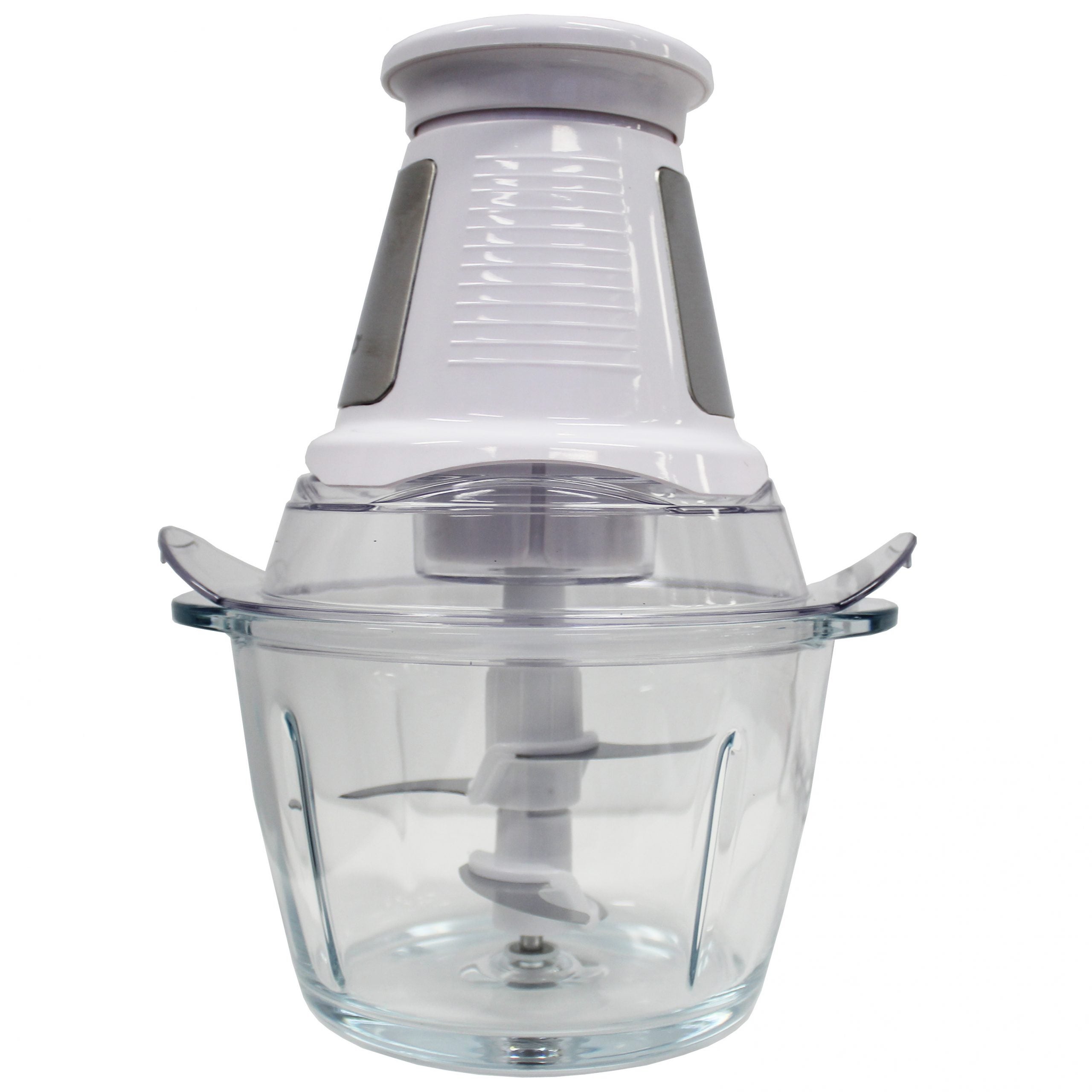 1.2L FOOD CHOPPER PROCESSOR 250W GLASS BOWL DUAL BLADE WHITE Buy Food