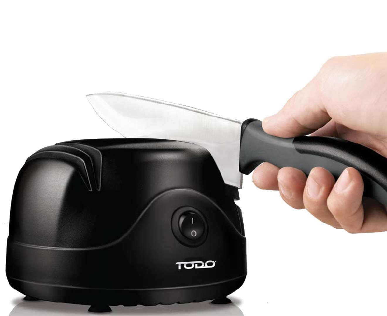 Electric Knife Sharpener Automatic 60W Two Grinding Wheel Sharpens