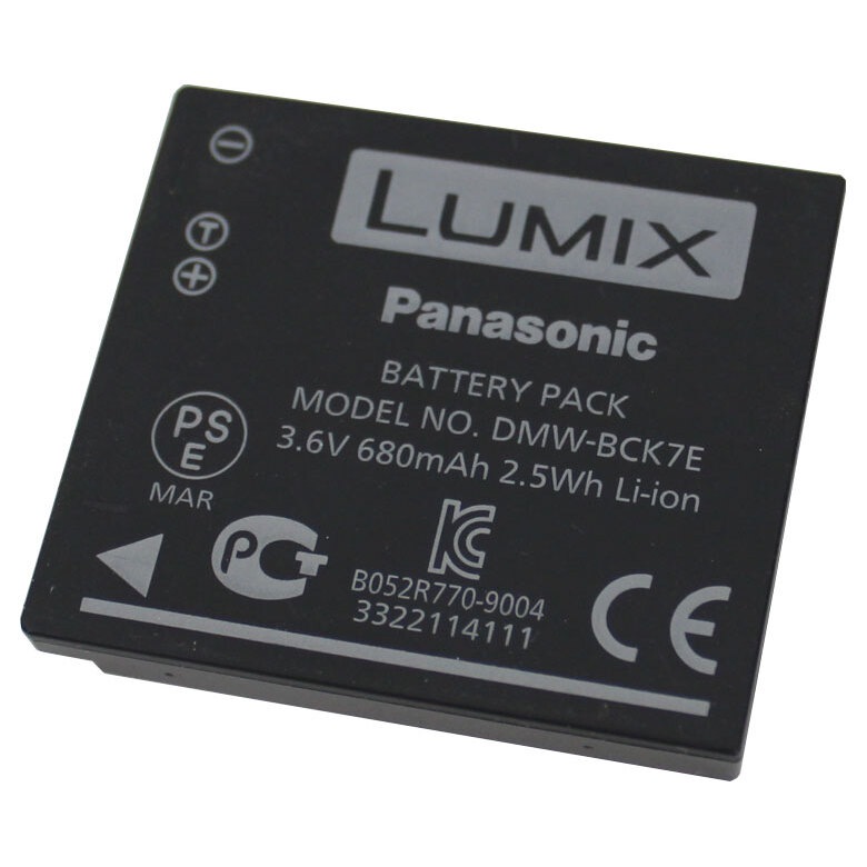 GENUINE PANASONIC LUMIX 3.6V 680mAh LIION DIGITAL CAMERA BATTERY DMW