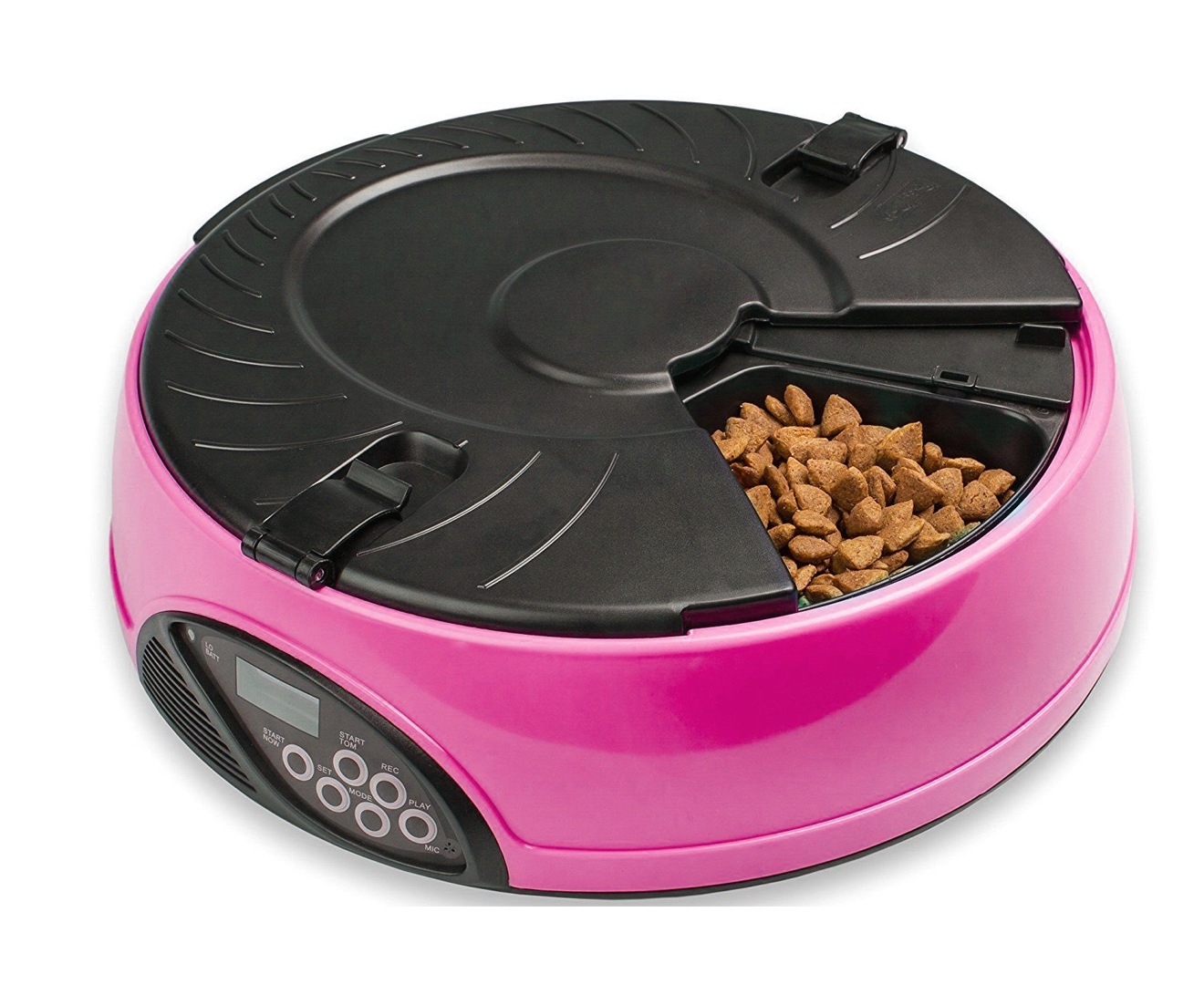 330ml X6 Meal Digital Lcd Automatic Pet Feeder Dog Cat Food Bowl