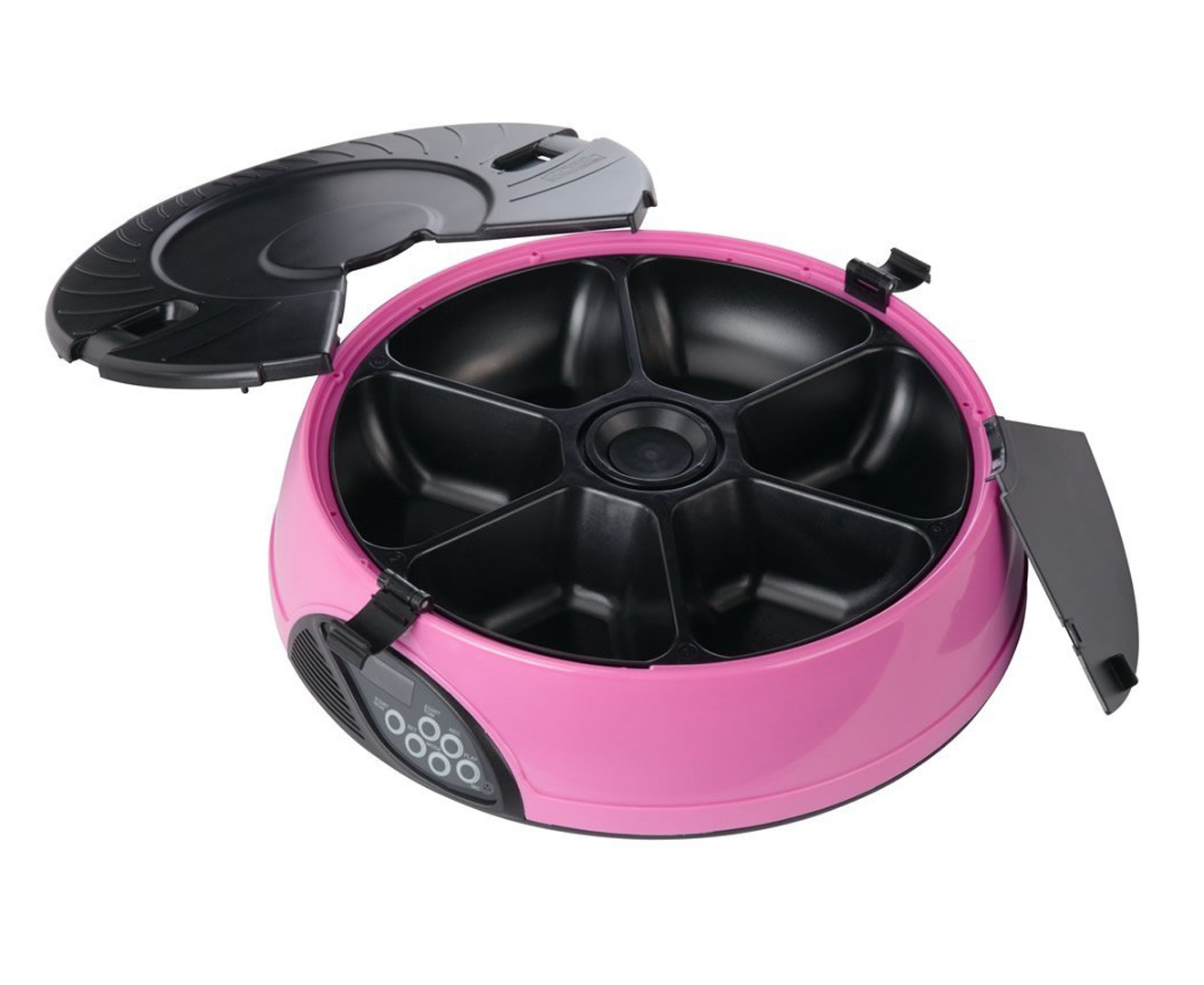 330ml X6 Meal Digital Lcd Automatic Pet Feeder Dog Cat Food Bowl