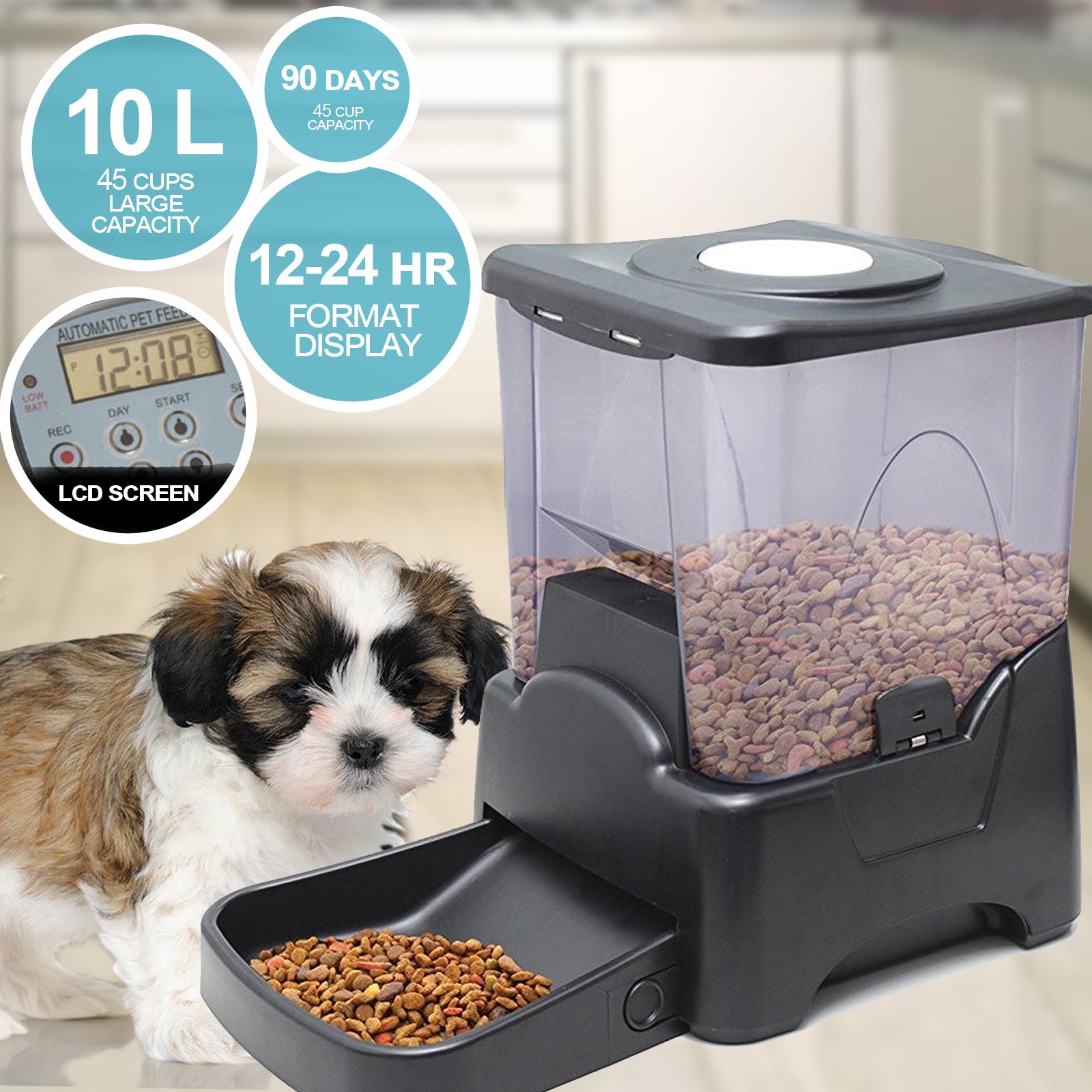 dog food automatic feeder
