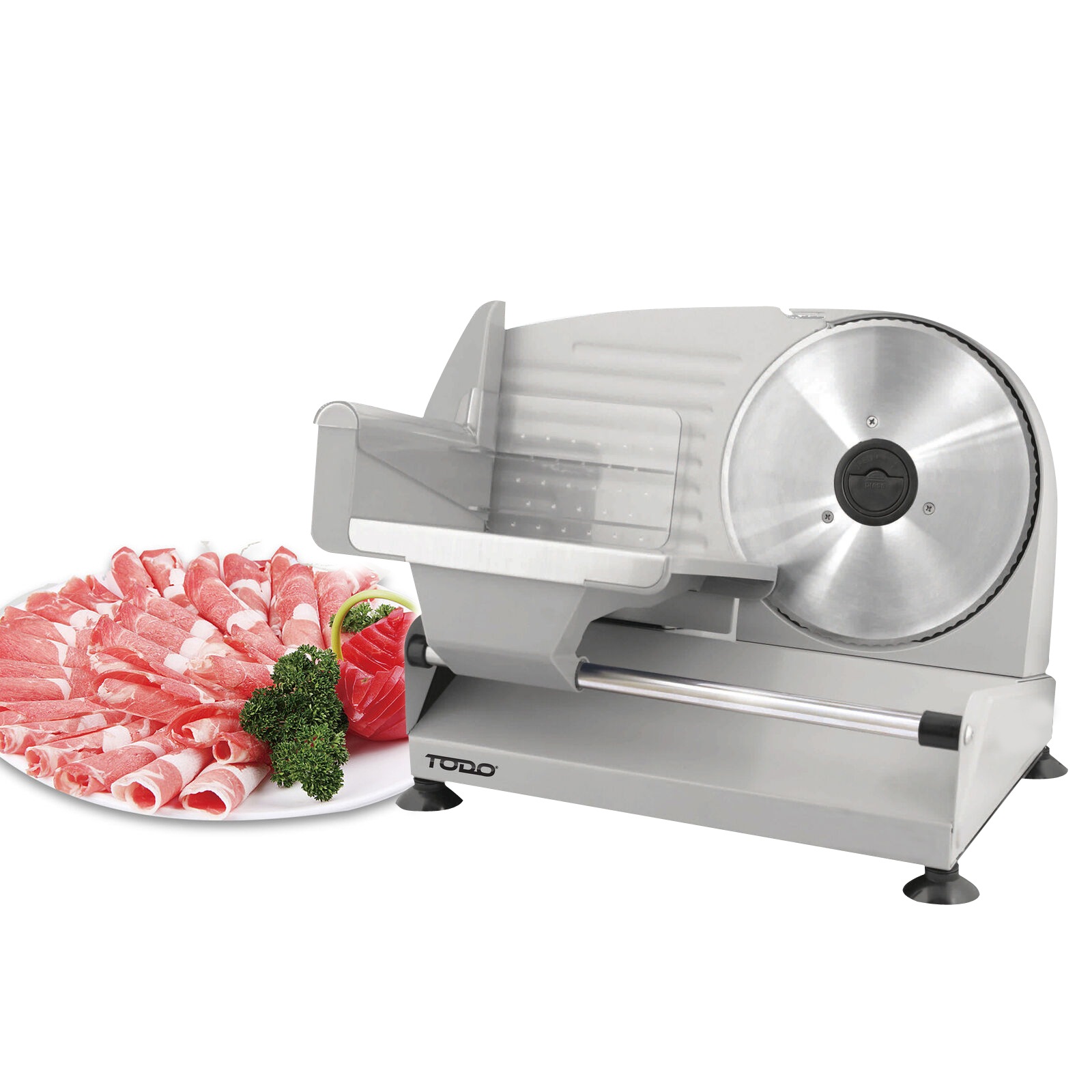 TODO 200W ELECTRIC FOOD SLICER MEAT SLICES DELI VEGETABLES FRUIT BREAD