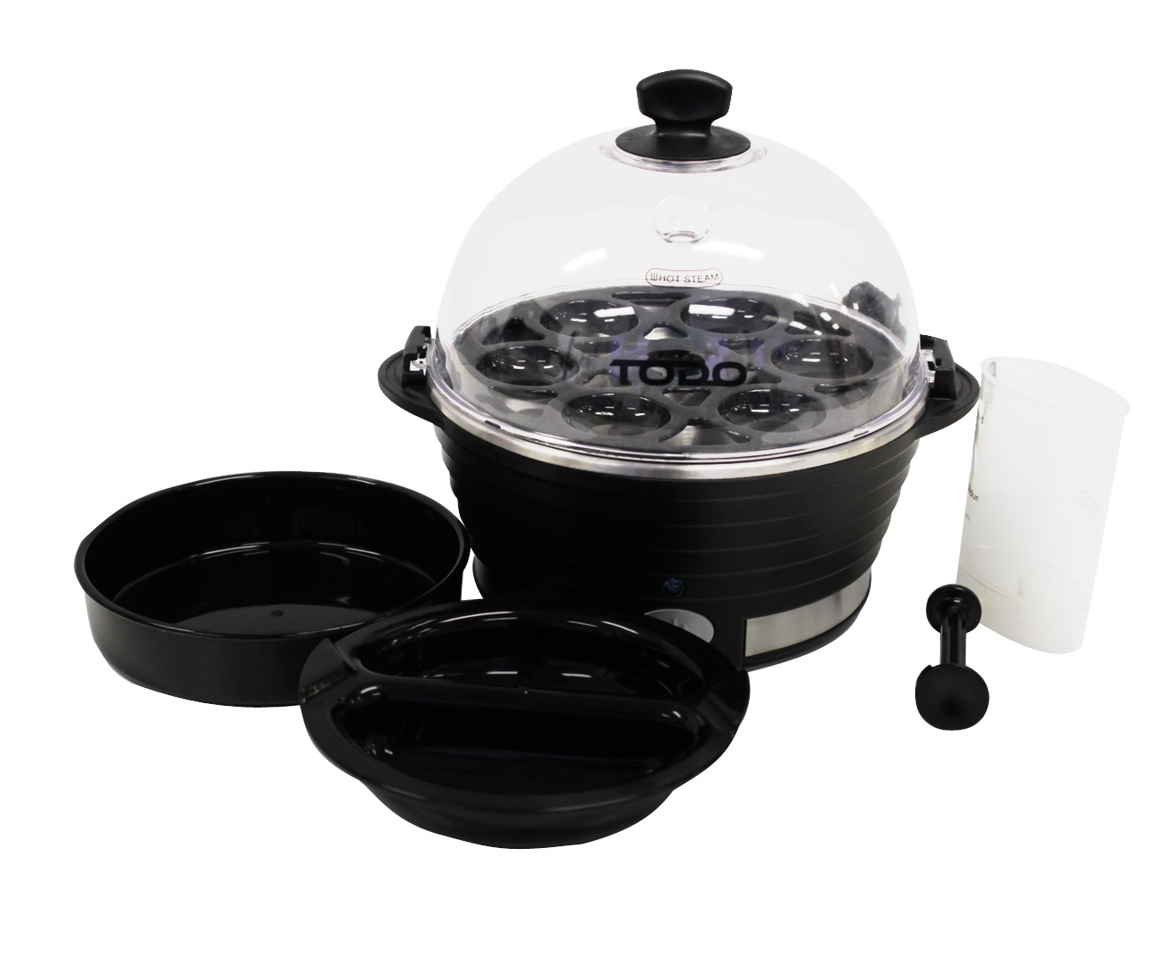 TODO 360W Egg Cooker Poacher Omelet Maker Electric 6 Cell Tray