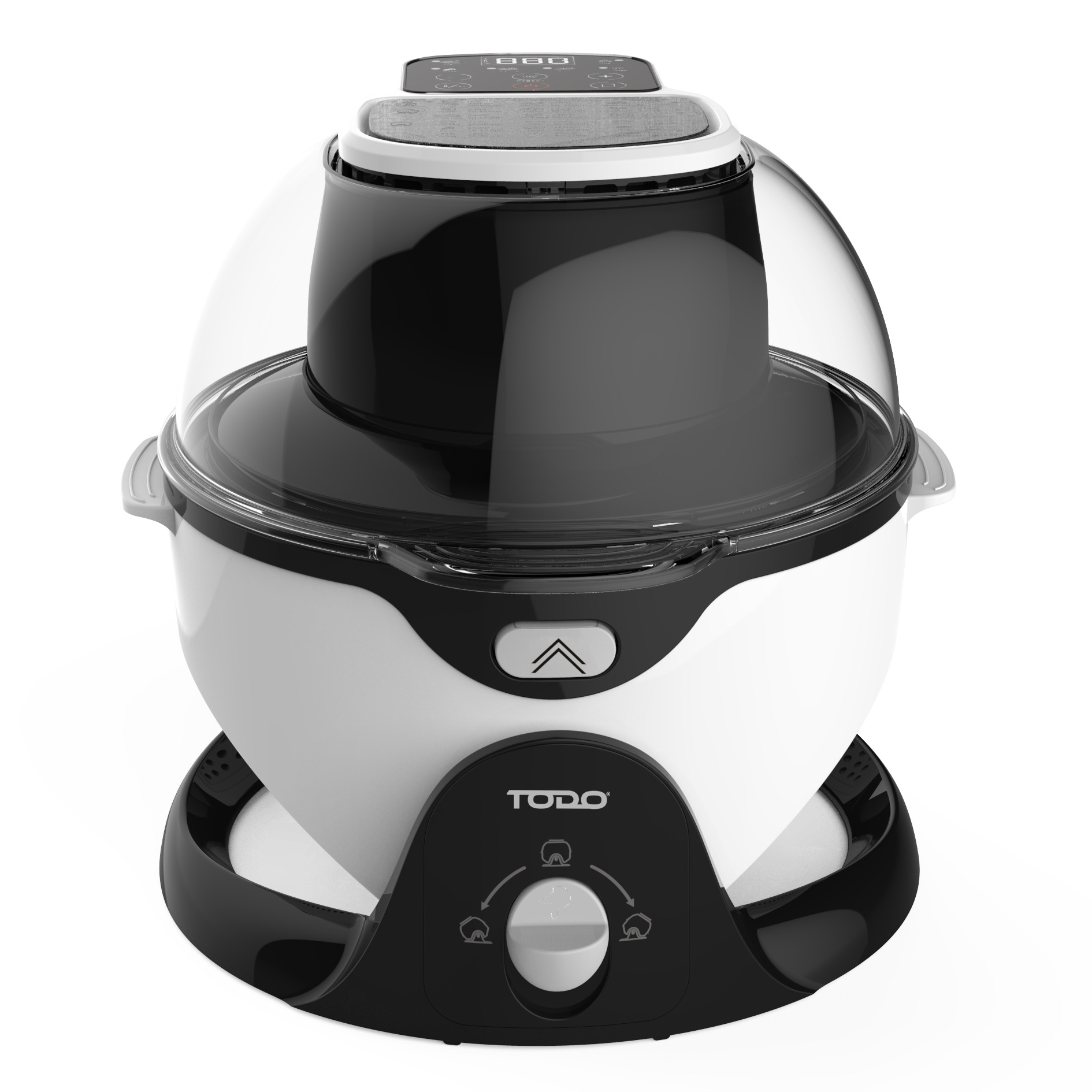 TODO Rolling Air Fryer 1400W Convection Oven Tilt Stir 7L Multicooker Digital Control Buy Air