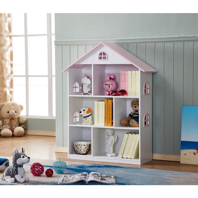 All 4 Kids Veronica White Dollhouse Bookcase Buy Kids Bookcases