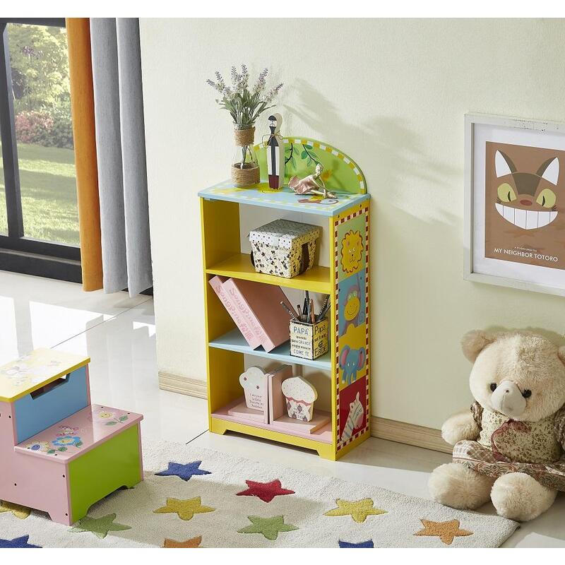 ALL 4 KIDS Boys Hand Painted Animal Bookcase Buy Kids Bookcases 135049