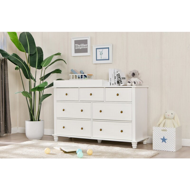 Joy Baby Royal 7 Drawer Change Table With Change Pad White Buy