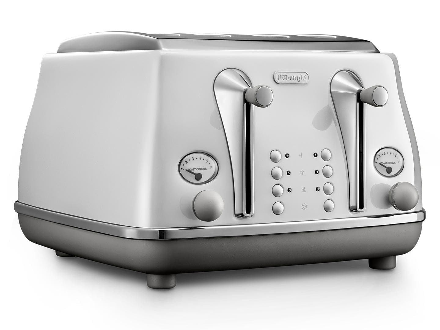 DeLonghi Icona Capitals 4 Slice Toaster Sydney White CTOC4003W