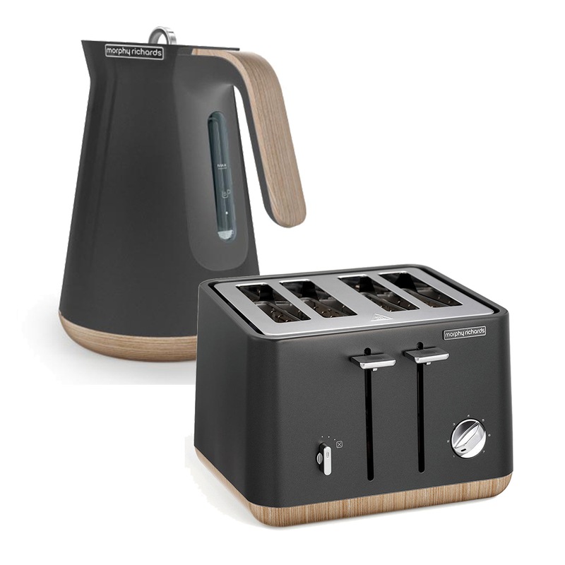 Morphy Richards Scandi Toaster & Kettle Pack Titanium Buy Cookware 1552579