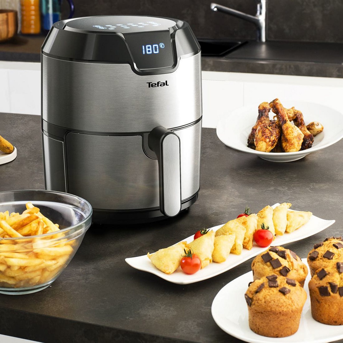 Tefal Easy Fry Deluxe Air Fryer EY401D Buy Air Fryers 3045380015210