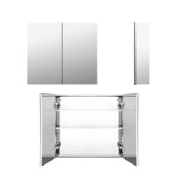 Cefito Bathroom Mirror Cabinet Storage Vanity Stainless Steel Medicine 750x720mm