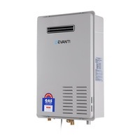 Devanti LPG Gas Hot Water Heater 20L Home Instant Outdoor Household Grey