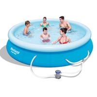 Bestway Above Ground Fast Set Swimming Pool Family Filter Pump 12ft