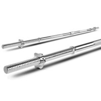 5.5FT Barbell Bar Fitness Exercise Weight Bench Press Gym Home 168CM