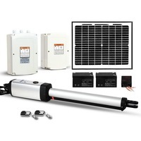 LockMaster Swing Gate Opener Automatic Solar Power Electric Remote Control 600KG