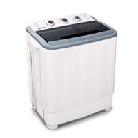Devanti 5kg Mini Portable Washing Machine Twin Tub Spin Top Loader Camping Boat