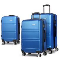 3pc Luggage Sets Suitcase Set TSA Travel Hard Case Free Scale