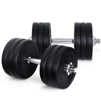 Everfit 35KG Dumbbell Set Weight Dumbbells Plates Home Gym Fitness Exercise