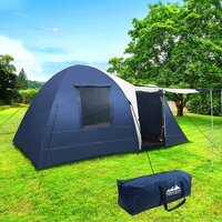 Camping Tent 8 Person Hiking Beach Tents Canvas Swag Family