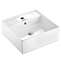 Cefito Bathroom Basin Ceramic Sink Vanity Basins Wash Bowl Above Counter White