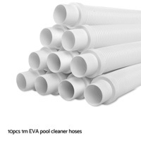 Generic Pool cleaner hose EVA Spare Length White Kreepy Krauly 1x10m