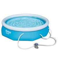 Bestway Above Ground Swimming Pool Fast Set Round Filter Pump 10ft