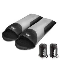 Sleeping Bag Bags Double Camping Hiking -10C Tent Winter Thermal