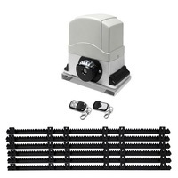 LockMaster Electric Sliding Gate Opener 1200KG Automatic Motor Remote Rail 6M