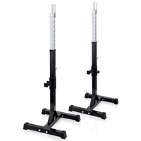 Everfit 2 x Squat Rack Pair Fitness Exercise Weight Lifting Gym Barbell Stand