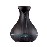 Devanti Ultrasonic Aroma Aromatherapy Diffuser Oils Air Humidifier Dark Wood