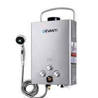Devanti Portable Gas Water Heater Hot Shower Camping LPG Outdoor Instant 4WD SR