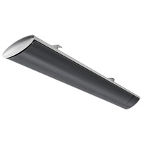 Devanti 3200W Electric Infared Radiant Strip Heater Panel Heat Bar Outdoor Grey