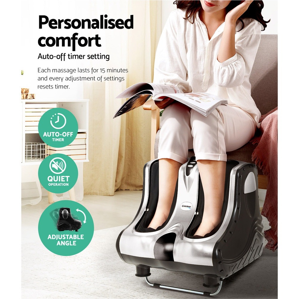 Foot Massager Shiatsu Electric Leg Massagers Electric Ankle Calf 3D