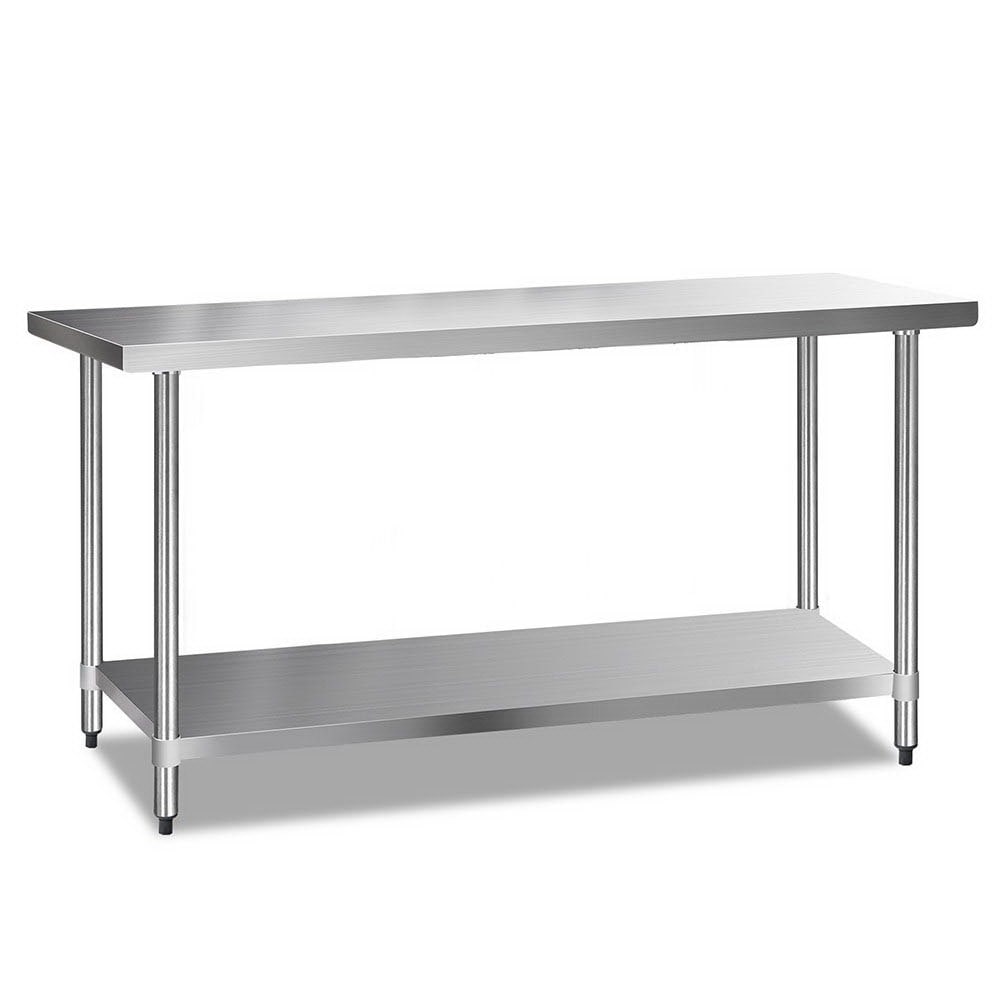 Stainless Steel Kitchen Benches Work Bench Food Prep Table 1829x610
