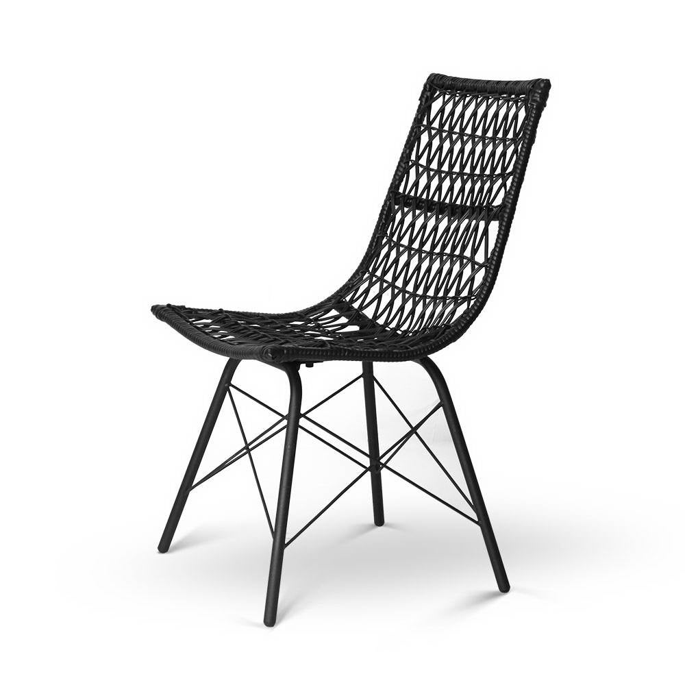 Artiss 4x Wicker Outdoor Furniture Dining Chairs Rattan Garden Patio