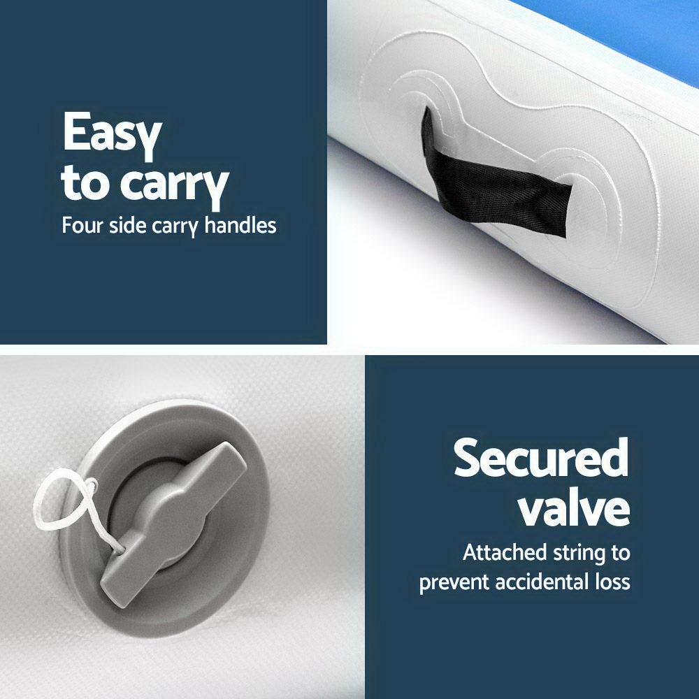 Everfit 5X1M Airtrack Inflatable Air Track Tumbling Mat Home Floor