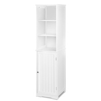 Bathroom Tallboy Furniture Toilet Storage Cabinet Laundry Cupboard Tall Boy