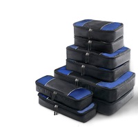 8PCS Luggage Organiser Suitcase Sets Travel Packing Cubes Pouch Bag