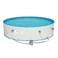 Bestway Swimming Pool Above Ground Pool 10ft Steel Sidewall Hydrium
