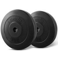 Everfit 2X 5KG Barbell Weight Plates Standard Home Gym Press Fitness Exercise