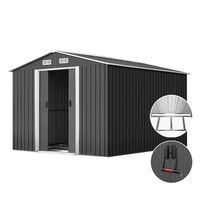 Garden Shed 2.6x3.9x2M Outdoor Storage Sheds Outdoor Workshop Base
