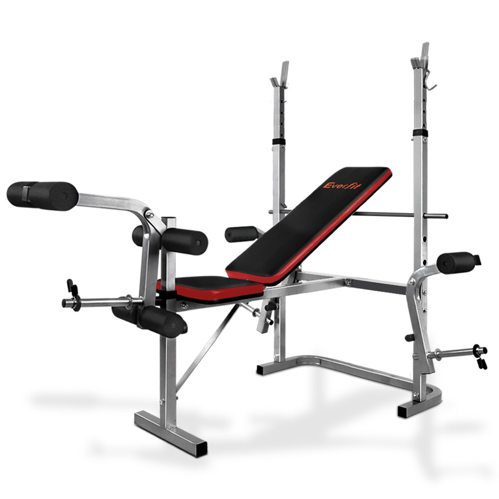 Everfit Multi Station Weight Bench Press Weights Equipment Set