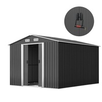Giantz Garden Shed 2.6x3.9x2M Outdoor Storage Sheds Double Door Workshop Shelter