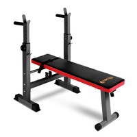 Multi-Station Weight Bench Press Fitness Weights Equipment Incline Red