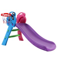 Keezi Kids slide Outdoor Indoor Playground Basketball Hoop Toddler Play Activity