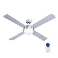 Arlec 130cm White 35w Washington Ceiling Fan With Remote Control