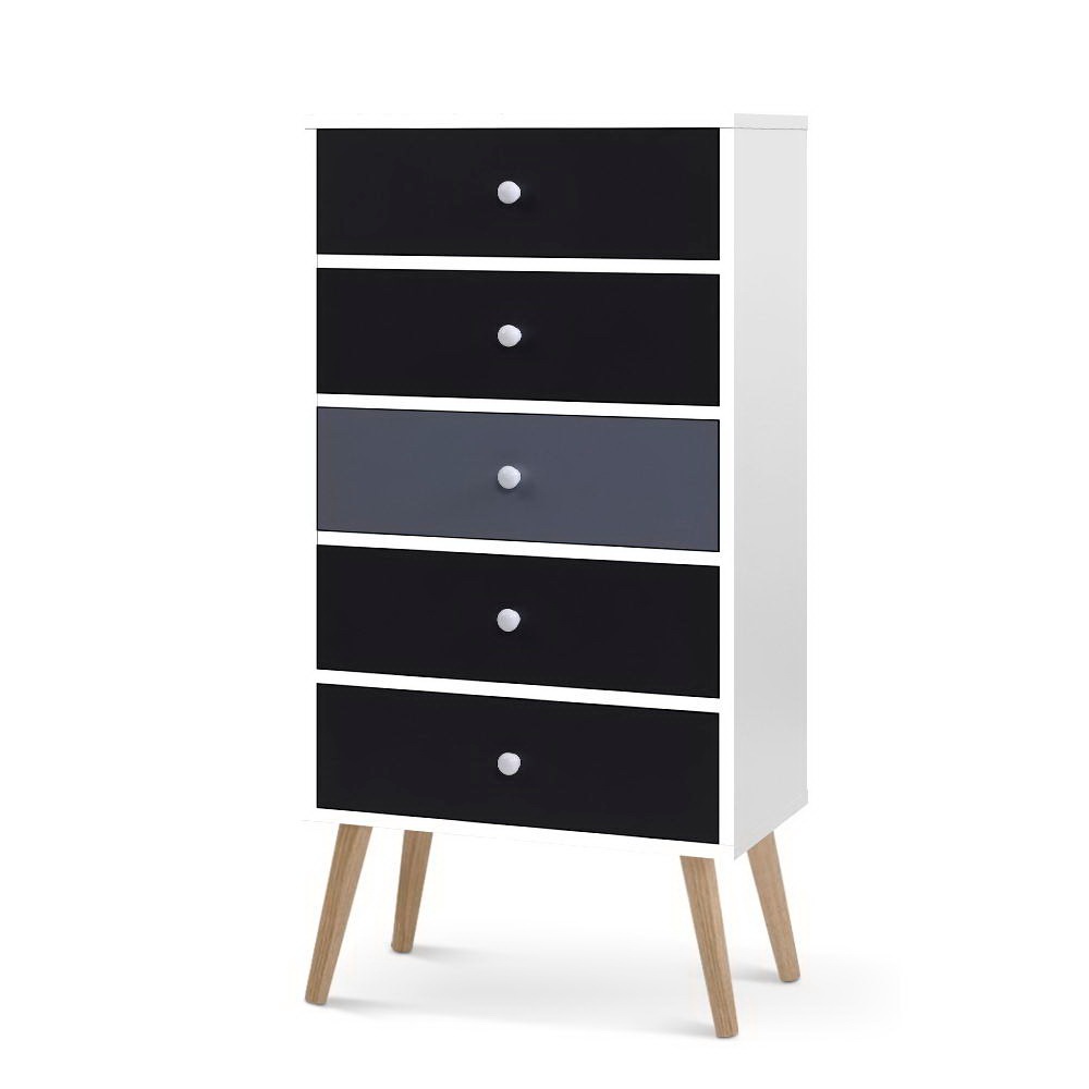 Artiss 5 Chest of Drawers Dresser Table Tallboy Storage