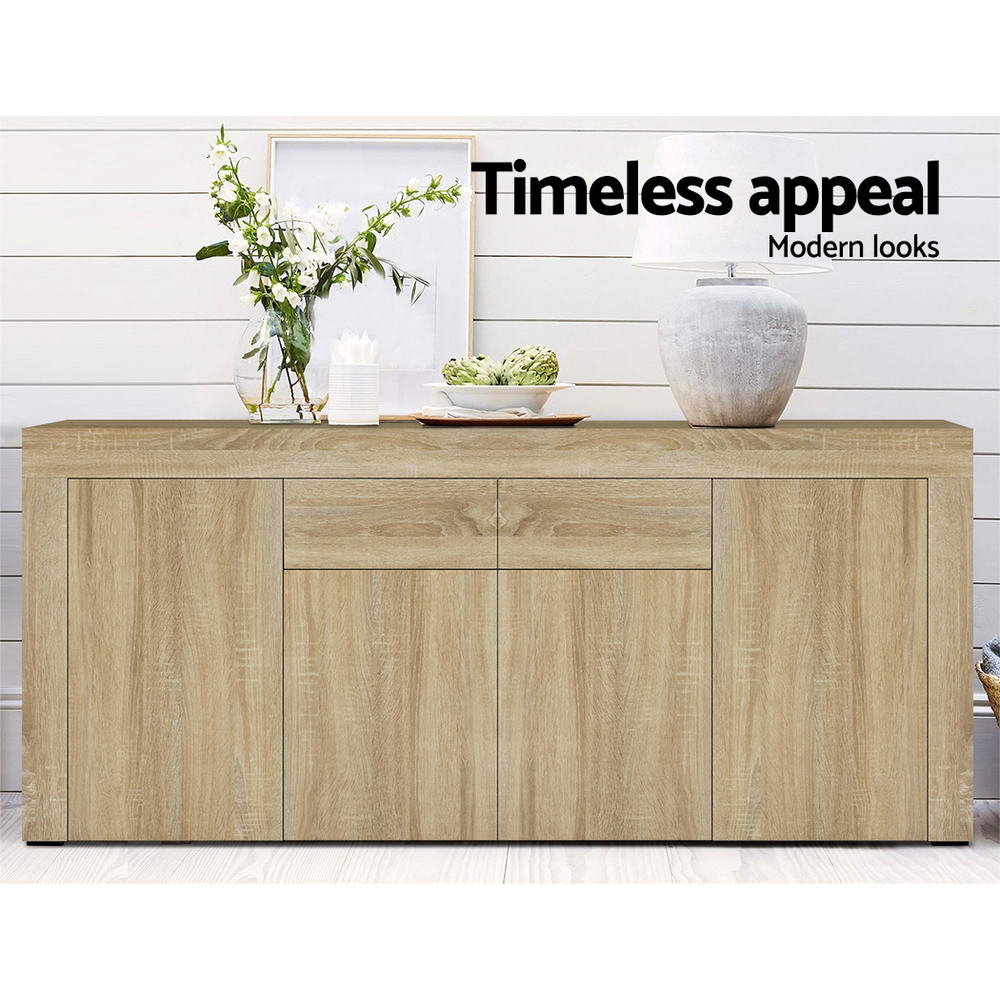 Artiss Buffet Sideboard Storage 4 Doors Cupboard Hall Wood